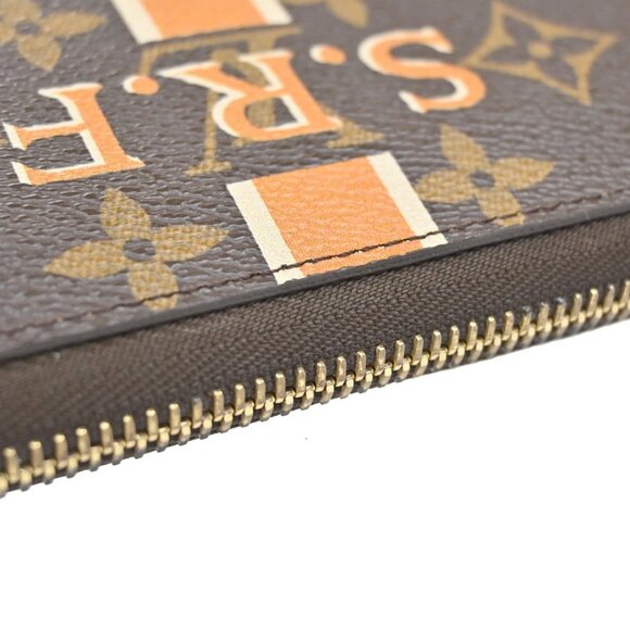 LOUIS VUITTON Zippy Wallet My LV Heritage Monogram Leather Brown 30YH568 - Picture 9 of 16
